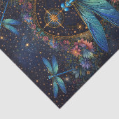 Farbige Whimsical Boho Libellen Decoupage Seidenpapier (Ausschnitt)
