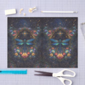 Farbige Whimsical Boho Libellen Decoupage Seidenpapier (Handwerk)