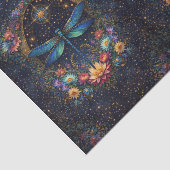 Farbige Whimsical Boho Libellen Decoupage Seidenpapier (Ausschnitt)