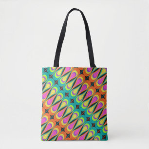 Farbige wiederholende Diagonalmuster.abstrakt, Tasche