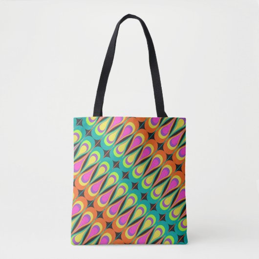 Farbige wiederholende Diagonalmuster.abstrakt, Tasche (Vorderseite)