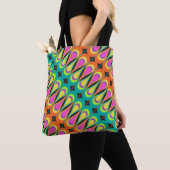 Farbige wiederholende Diagonalmuster.abstrakt, Tasche (Von Nahem)