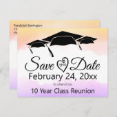 Farbige Wiedersehen der Wasserfarbenklasse Save th Postkarte (Vorne/Hinten)