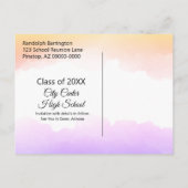 Farbige Wiedersehen der Wasserfarbenklasse Save th Postkarte (Rückseite)