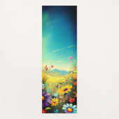 Farbige Wiesenyogmatte Yogamatte (Vorderseite)