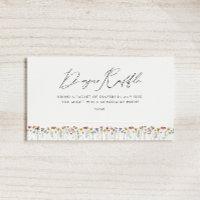 Farbige Wildblume Babydusche Windelwanne