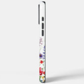 Farbige Wildblume Blumenbezeichnungen Personalisie Case-Mate iPhone Hülle (Rückseite / Links)