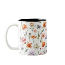 Farbige Wildblume Blumenmuster