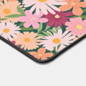 Farbige Wildblume Botanische Schreibtischmatte (Ecke)