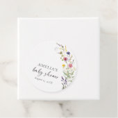 Farbige Wildblume Frühlingsblütendusche Geschenkanhänger (Beispiel)