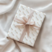 Farbige Wildblume Geburtstag Geschenkpapier Set