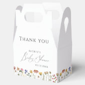 Farbige Wildblume Kinderdusche Geschenkschachtel (Geöffnet)