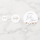 Farbige Wildblume Konfetti (Vorderseiten)