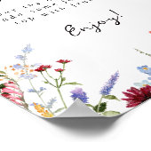 Farbige Wildblume Mama-osa-Bar herunterladbar Poster (Ecke)