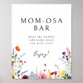 Farbige Wildblume Mama-osa-Bar herunterladbar Poster (Vorne)