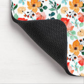 Farbige Wildblume Mixed Floral Muster Mousepad (Ecke)