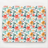 Farbige Wildblume Mixed Floral Muster Mousepad (Vorne)