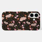 Farbige Wildblume Sommerschwarz Case-Mate iPhone Hülle (Rückseite (Horizontal))