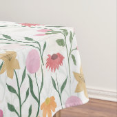 Farbige Wildblume Watercolor-Design Tischdecke (Beispiel)