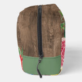 Farbige Wildblumen Blumenstrauß Art Muster Waschbeutel (Rechts)