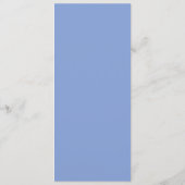 Farbige Wildblumen-Hochzeitsmenü Menükarte (Rückseite)