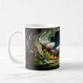 Farbige Wildblumen Kaffeetasse (Links)
