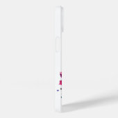 Farbige Wildblumen Mit Monogramm Case-Mate iPhone Hülle (Rückseite / Rechts)