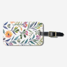 Farbige Wildblumen | Schöne florale Wasserfarbe