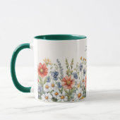 Farbige Wildblumen Tasse (Links)