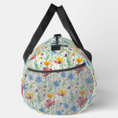 Farbige Wildblumen und grünes Gras Duffle Bag (Rechts)