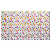 Farbige Wildblumen und grünes Gras Stoff (Yard (91,4 cm))