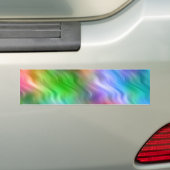 Farbige Wildblumen Wavy Textur Autoaufkleber (Auf Auto)