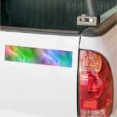 Farbige Wildblumen Wavy Textur Autoaufkleber (Auf Lkw)