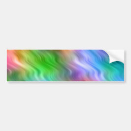 Farbige Wildblumen Wavy Textur Autoaufkleber