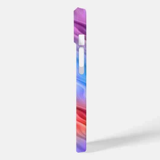 Farbige Wildblumen Wavy Textur Case-Mate iPhone Hülle (Rückseite / Links)