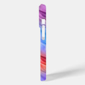 Farbige Wildblumen Wavy Textur Case-Mate iPhone Hülle (Rückseite / Links)