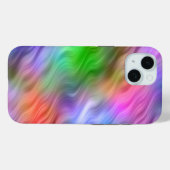 Farbige Wildblumen Wavy Textur Case-Mate iPhone Hülle (Rückseite (Horizontal))