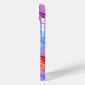 Farbige Wildblumen Wavy Textur Case-Mate iPhone Hülle (Rückseite / Links)