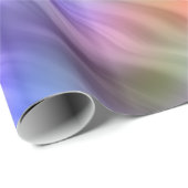 Farbige Wildblumen Wavy Textur Geschenkpapier (Rolleneckpunkt)