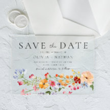 Farbige Wilde Blumen Hochzeit Termin vormerken