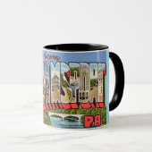 Farbige Williamsport PA Tasse (VorderseiteRechts)