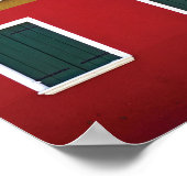 Farbige Windows-Sammlung Burano Insel Italien Poster (Ecke)