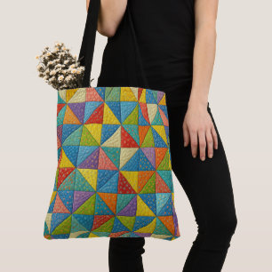 Farbige Windrad-Quilt-Design Tasche