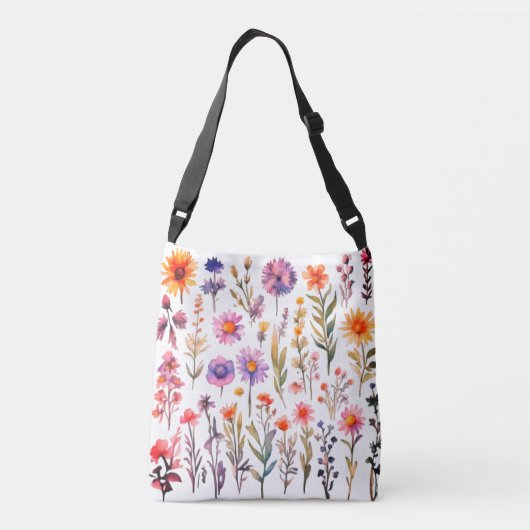 Farbige winzige Blume Tasche (Rückseite)