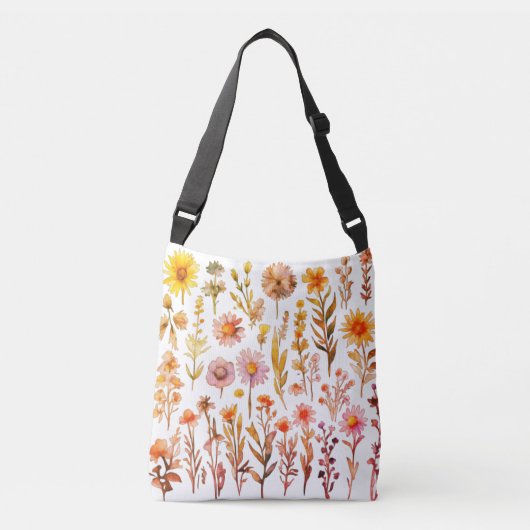 Farbige winzige Blume Tasche (Vorderseite)