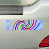 Farbige Wirbel Autoaufkleber (Auf Auto)
