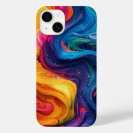 Farbige Wirbel Case-Mate iPhone 14 Hülle