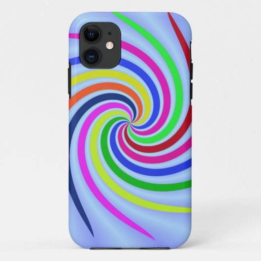 Farbige Wirbel Case-Mate iPhone Hülle (Rückseite)