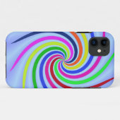 Farbige Wirbel Case-Mate iPhone Hülle (Rückseite (Horizontal))