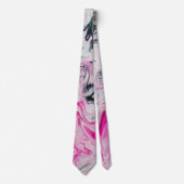 Farbige Wirbel Design Krawatte (Vorderseite)